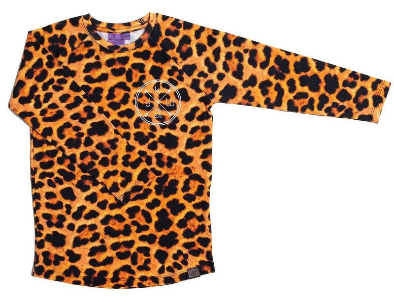 KIDDOW LS SHIRT, LEOPARD