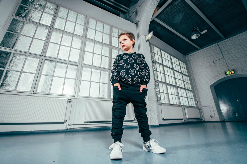 KIDDOW JOGGERS, BLACK